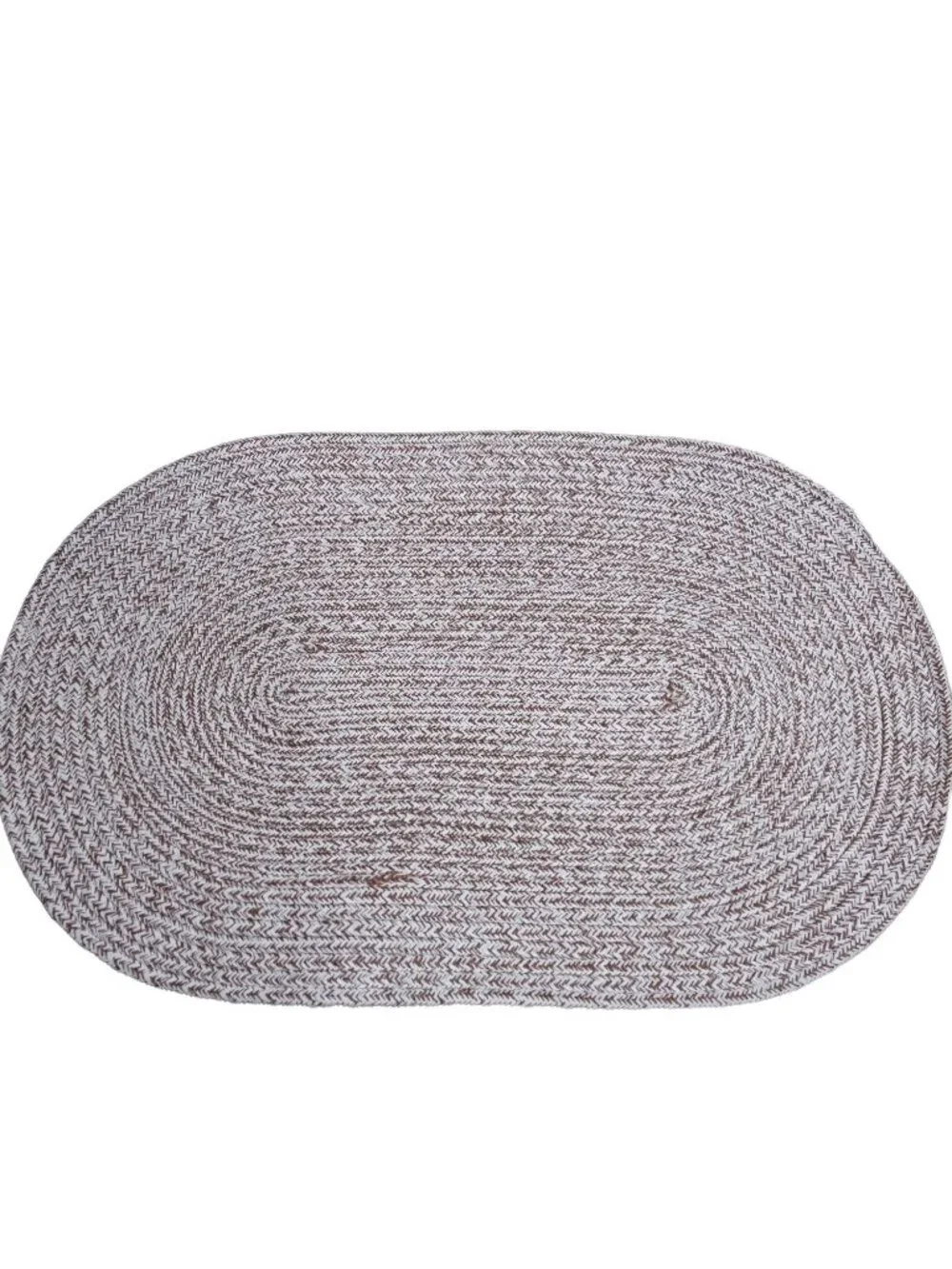 Jute Doormat for Front Door Boho Brown and Cream New